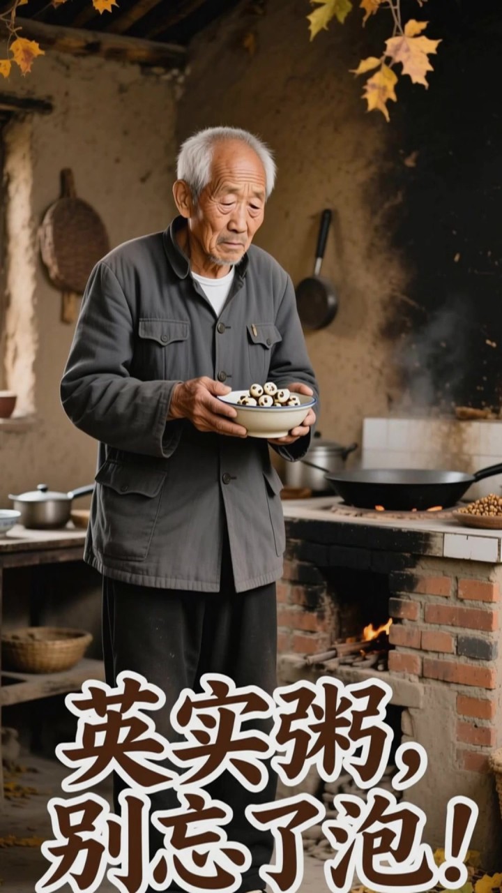 芡实煮粥健脾?65 岁大爷喝了,消化不良,没 “提前泡发”