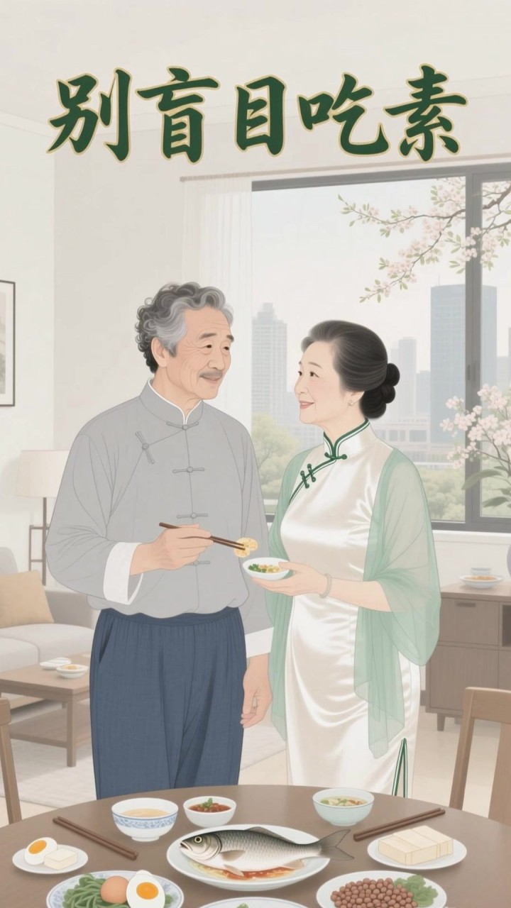 爸妈别盲目追求全素,鱼蛋豆制品常吃,营养均衡不缺蛋白