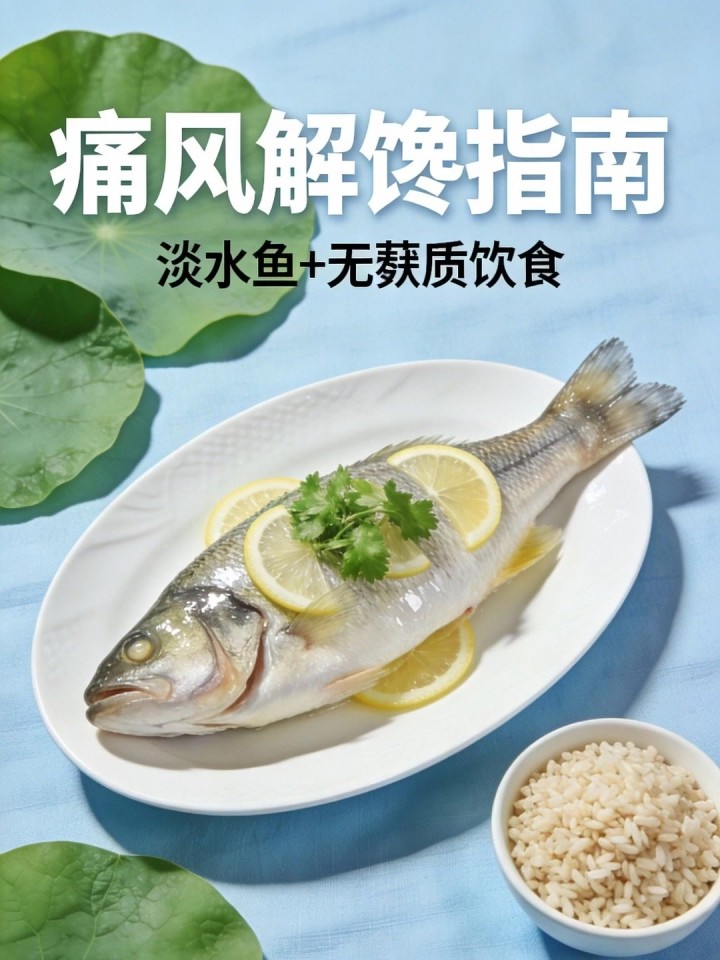 痛风不敢吃肉解馋?淡水鱼 + 无麸质饮食,解馋还不犯痛风!