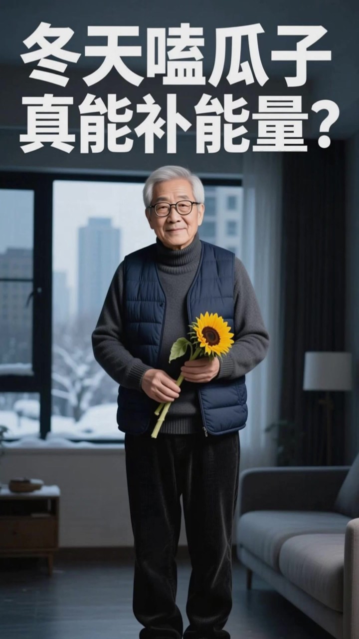 冬天吃葵花籽能补能量？中老年人吃错做法，反而没营养