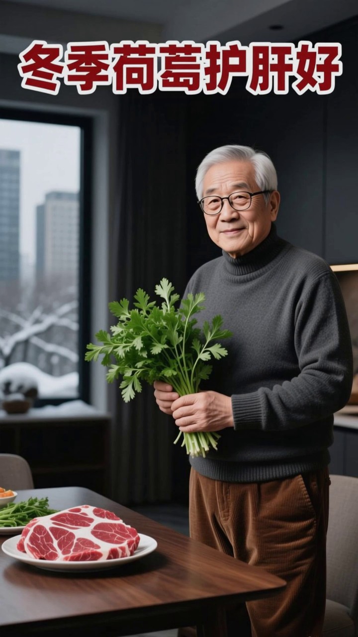 冬天吃茼蒿养肝?过 60 岁要注意:和这 1 样同食,反而伤肾