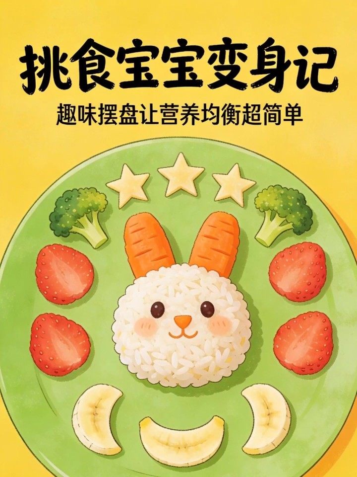 孩子挑食偏爱零食,趣味摆盘创意,营养均衡不再难