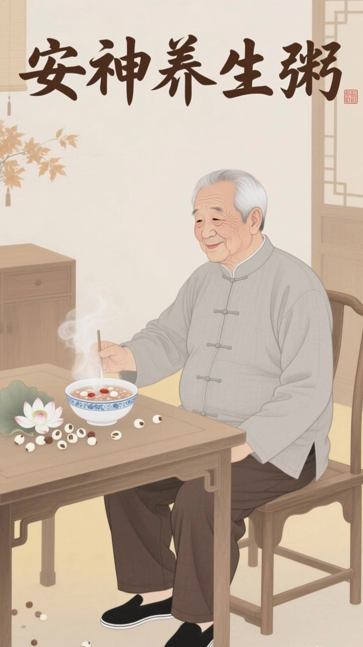 社区流传的食疗方:莲子百合煮粥,中老年人喝着安神