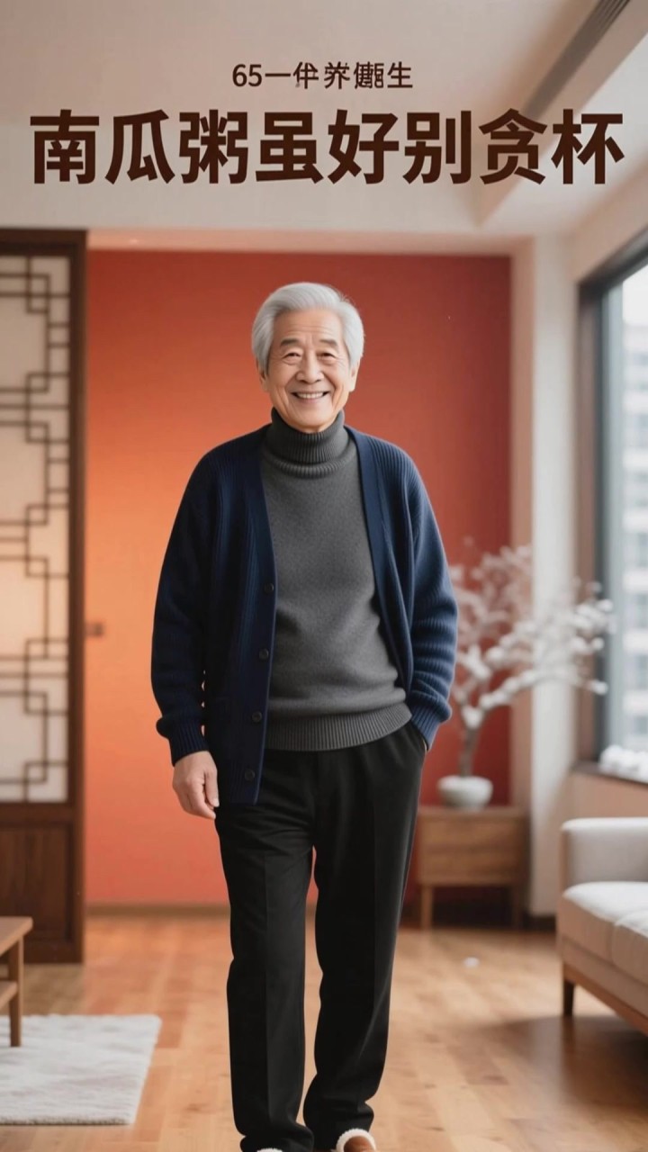冬天总吃 “南瓜粥” 养脾胃,中老年人却越吃越胖还血糖高?量超了