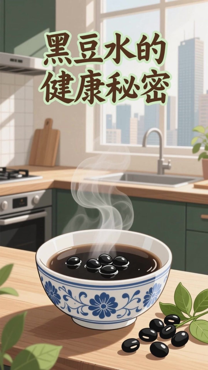 好喝又健康,黑豆水的功效与作用!