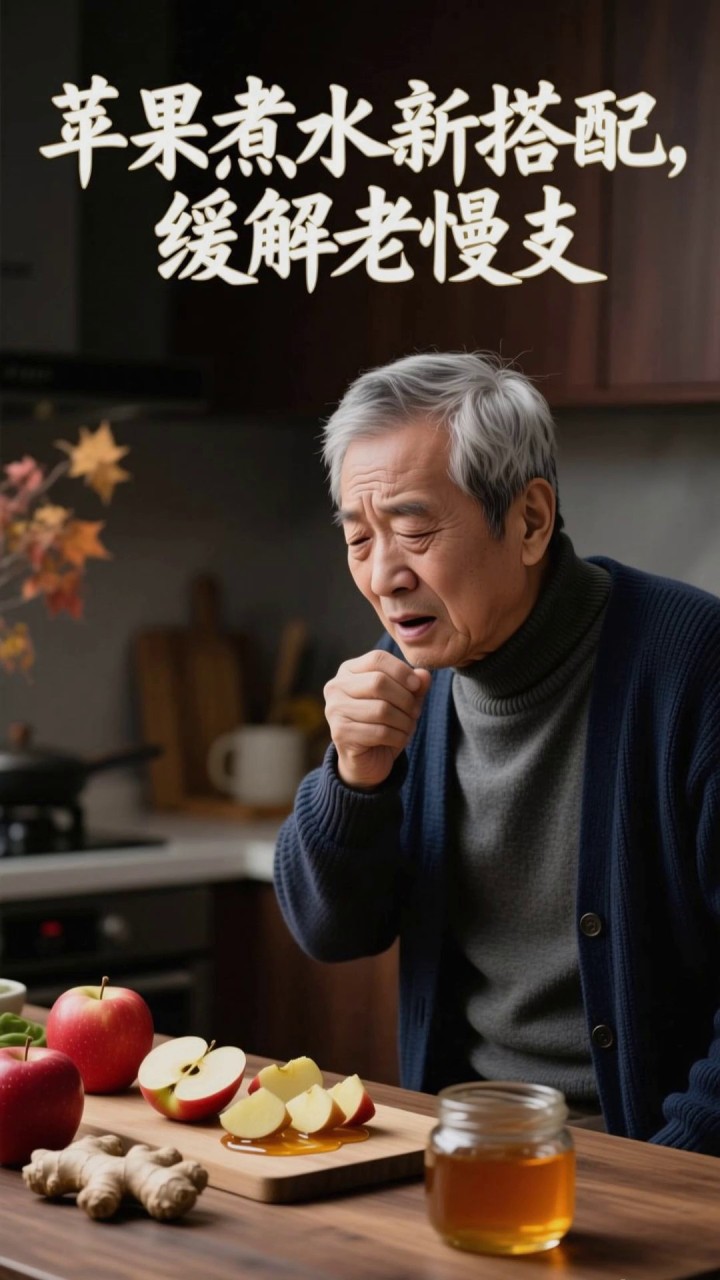 以为苹果煮水只润喉?中老年人这么搭,连老慢支都少犯了