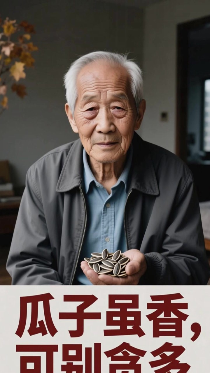 吃瓜子解闷?68 岁爷爷每天吃一把,上火到喉咙痛!炒的