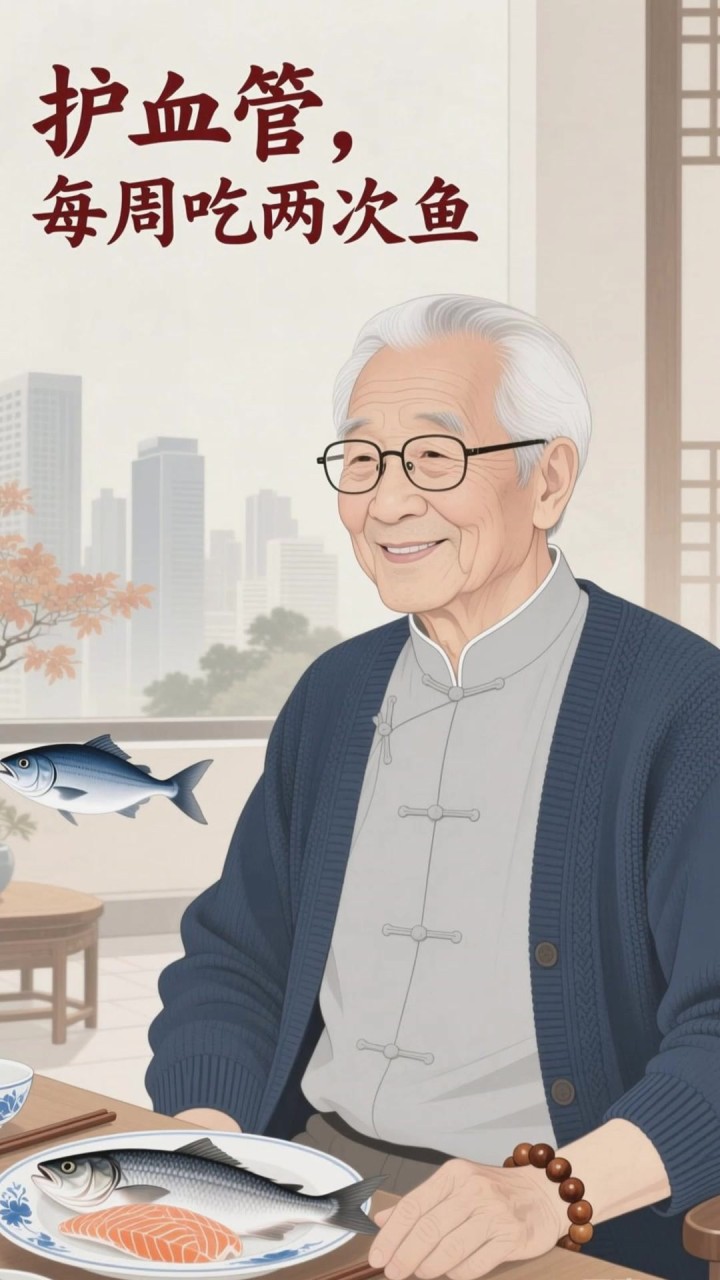 带孙忙到没空想!中老年护血管,每周吃2次深海鱼更实在