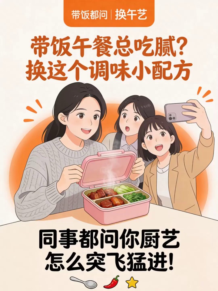 带饭午餐总吃腻?换这个调味小配方,同事都问你厨艺怎么突飞猛进!