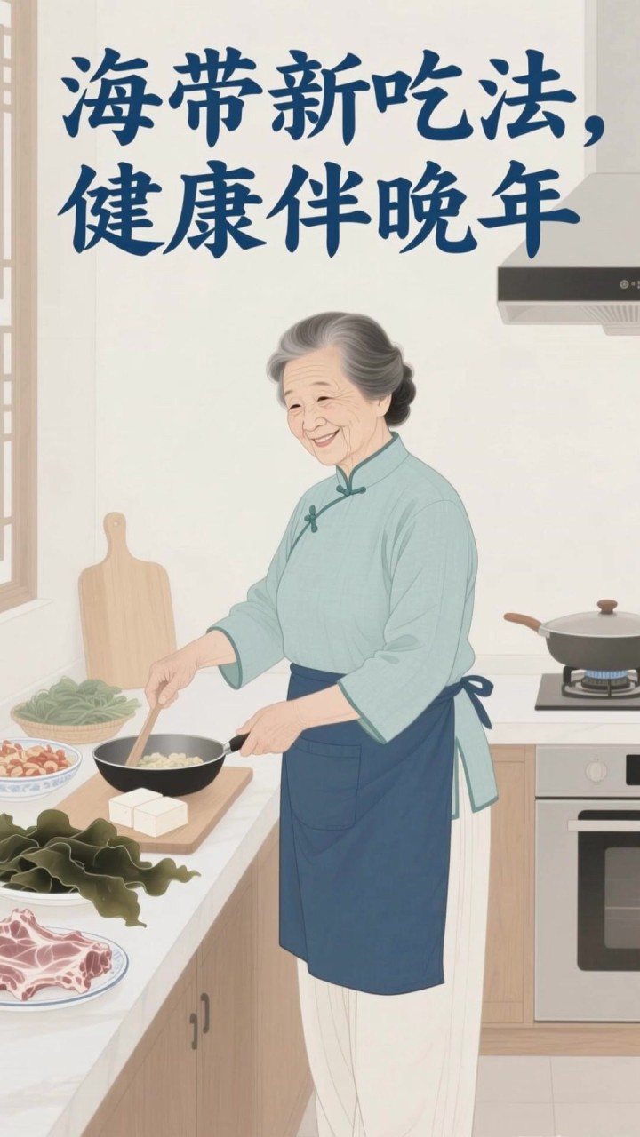 软坚散结的中老年试试:3种海带新吃法护甲状腺还减脂