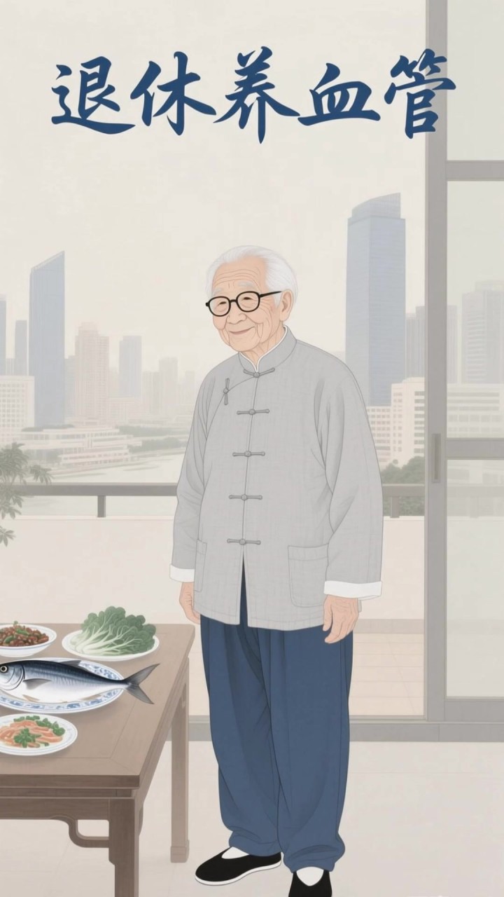 退休后养血管不用花大钱,每周吃2次深海鱼,血脂稳了少烦恼