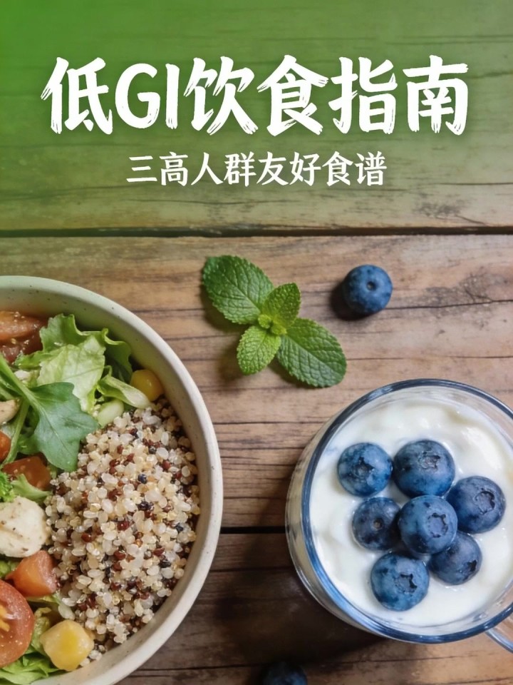 三高人群饮食？低GI食物搭配食谱分享