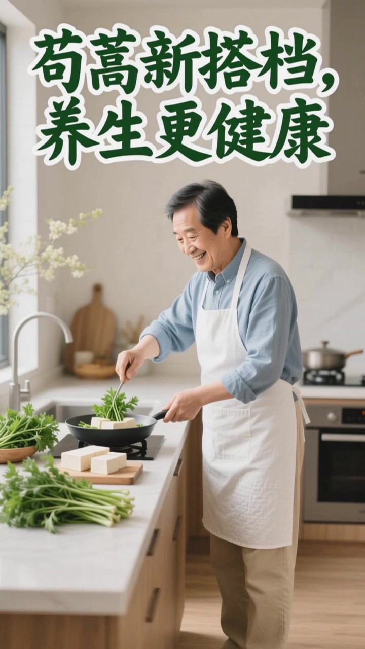 60 岁后吃茼蒿只清炒？和豆腐搭着吃，通血管还不寒，多数人没试过