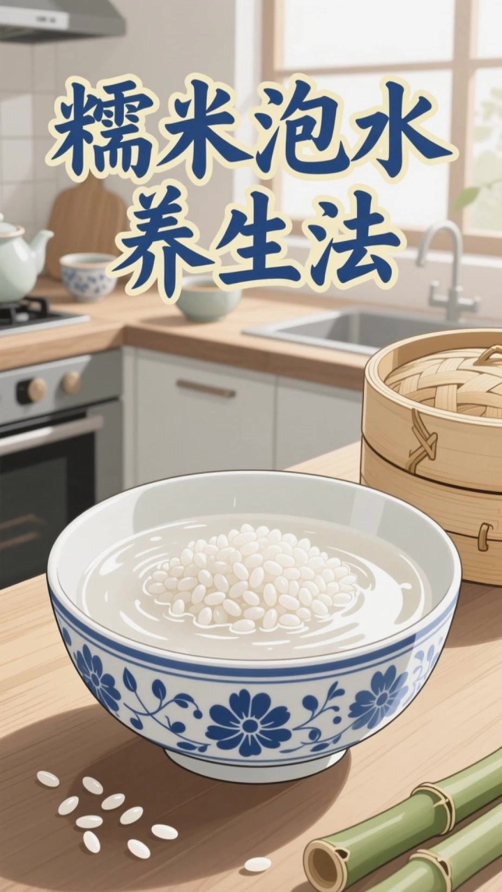 糯米泡水喝有什么功效?教你正确喝糯米水!