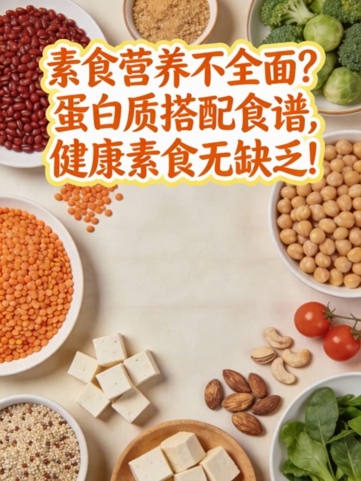 素食营养不全面？蛋白质搭配食谱，健康素食无缺乏！