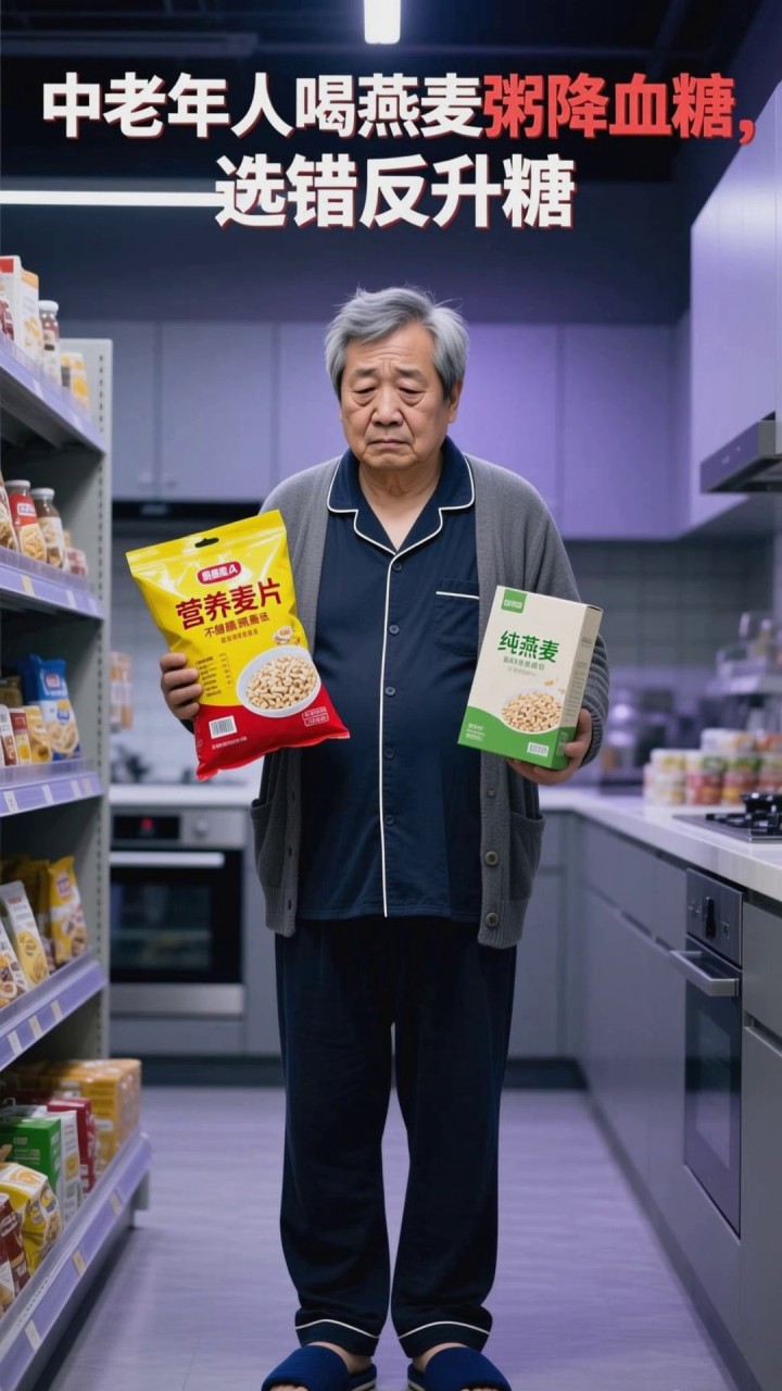 喝燕麦粥想降血糖?中老年人选错燕麦,血糖反而升高