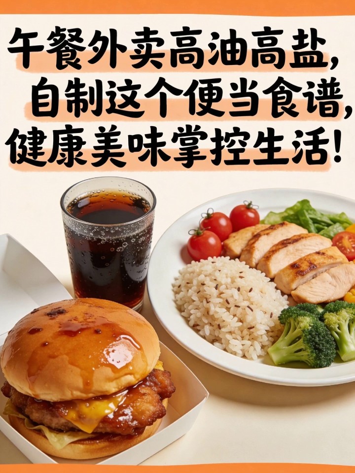 午餐外卖高油高盐,自制这个便当食谱,健康美味掌控生活!