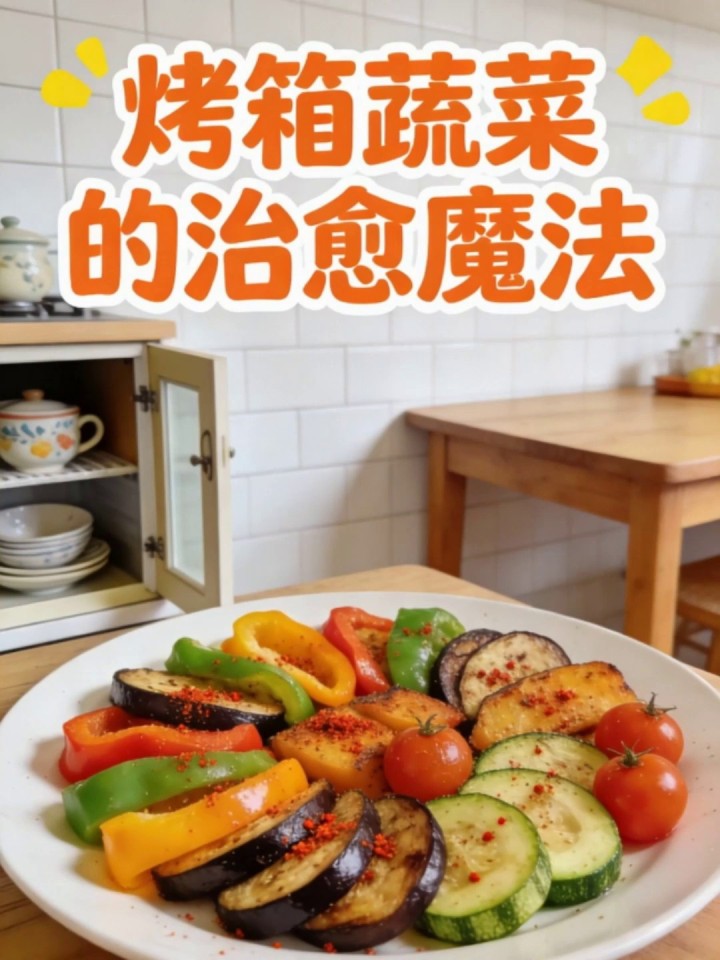 自制烤蔬菜低卡饱腹：晚餐健康替代选择，身体轻盈消化无负担