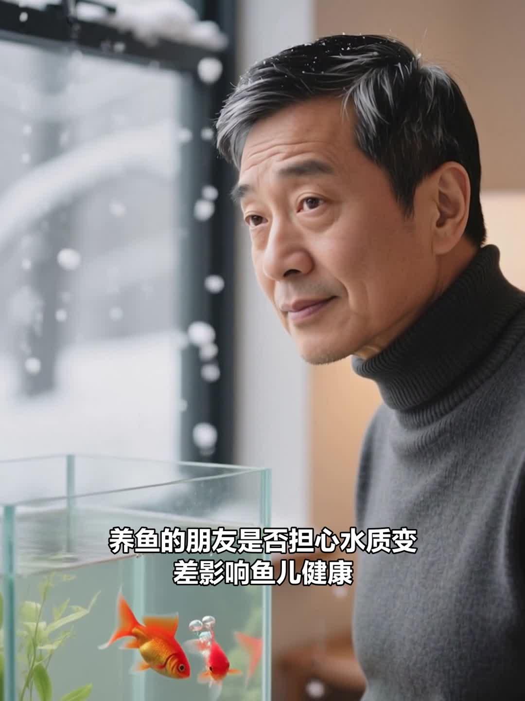 寒潮天给鱼缸加少量盐 稳定水质 鱼儿安稳过冬