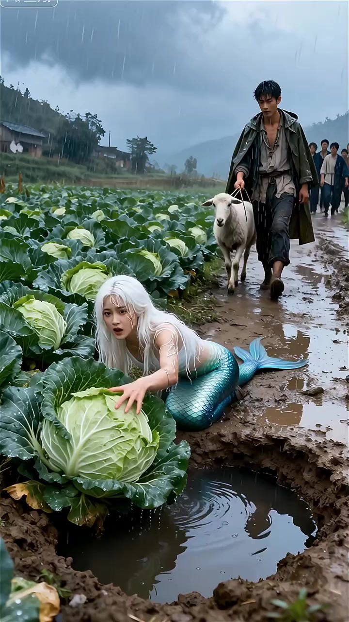 美人鱼吃青菜