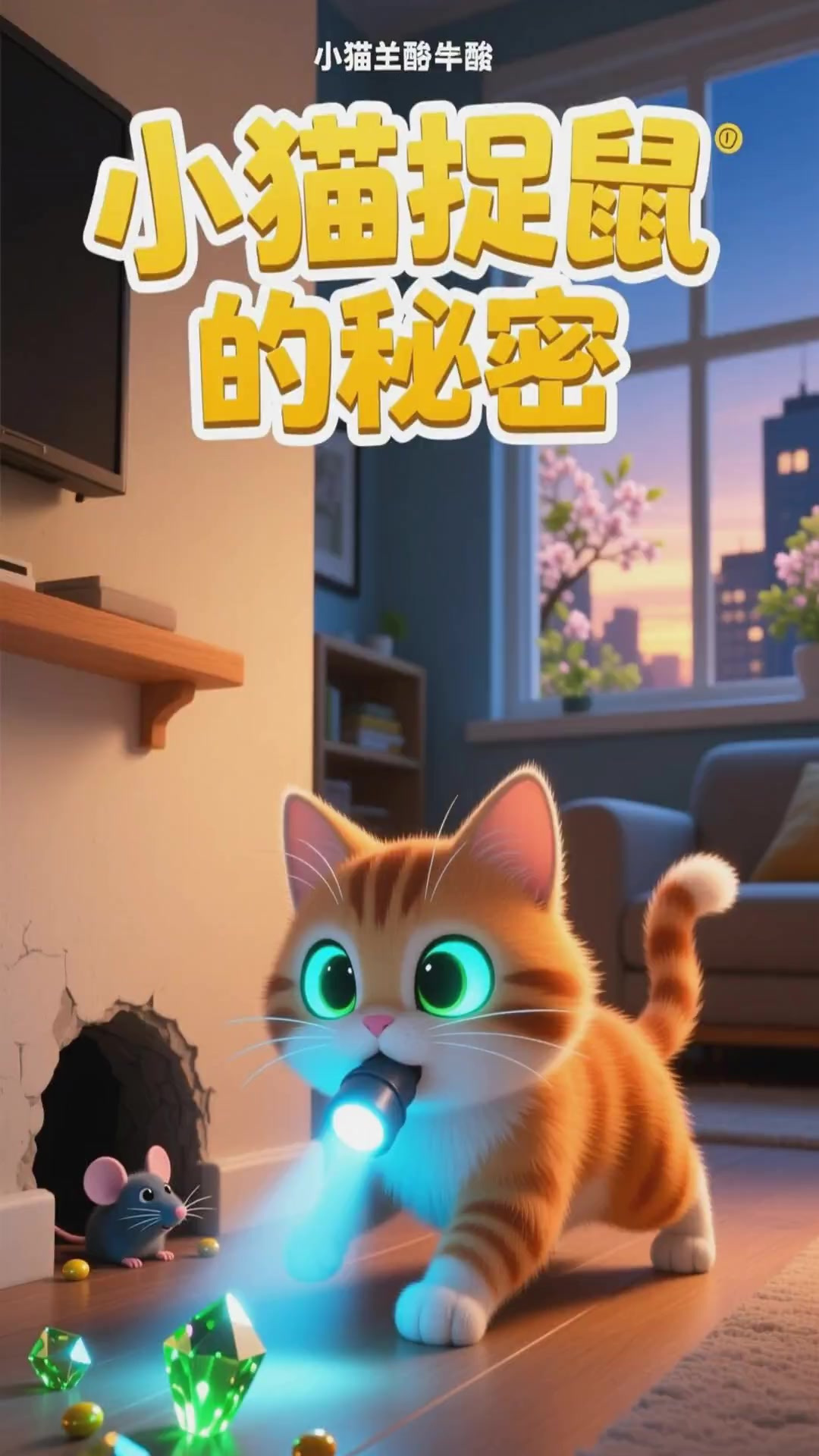 少儿科普百科，小猫为什么喜欢抓老鼠？