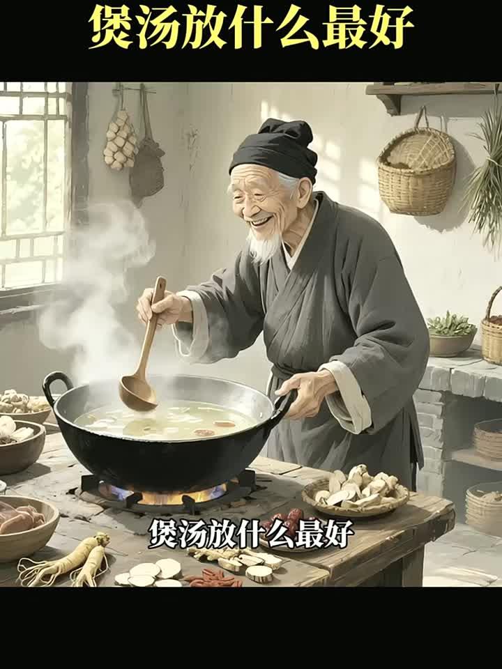细护精气神慢享岁月长，煲汤放什么最好，你知道吗？