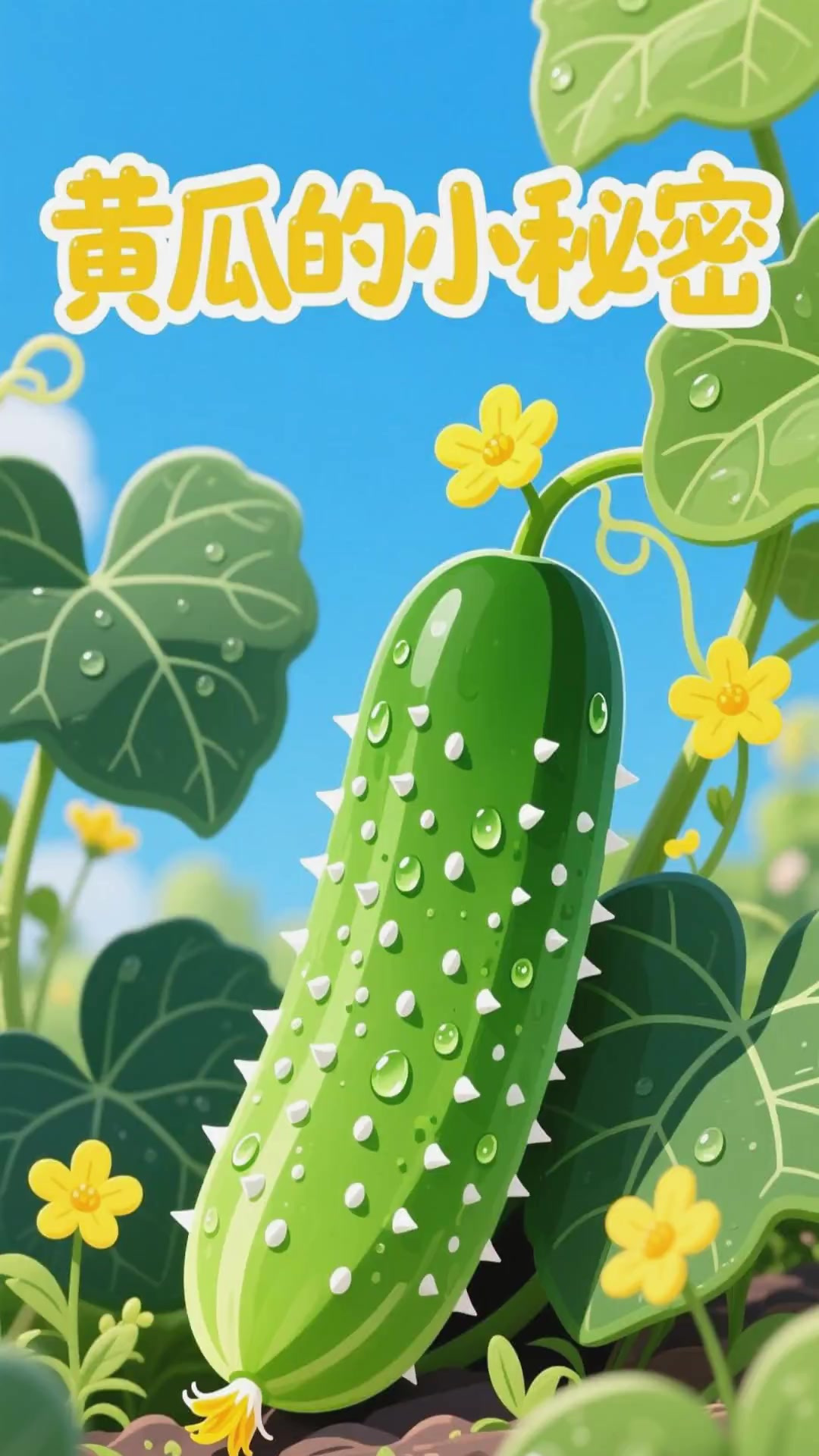 少儿科普百科，为什么黄瓜会长刺呢？