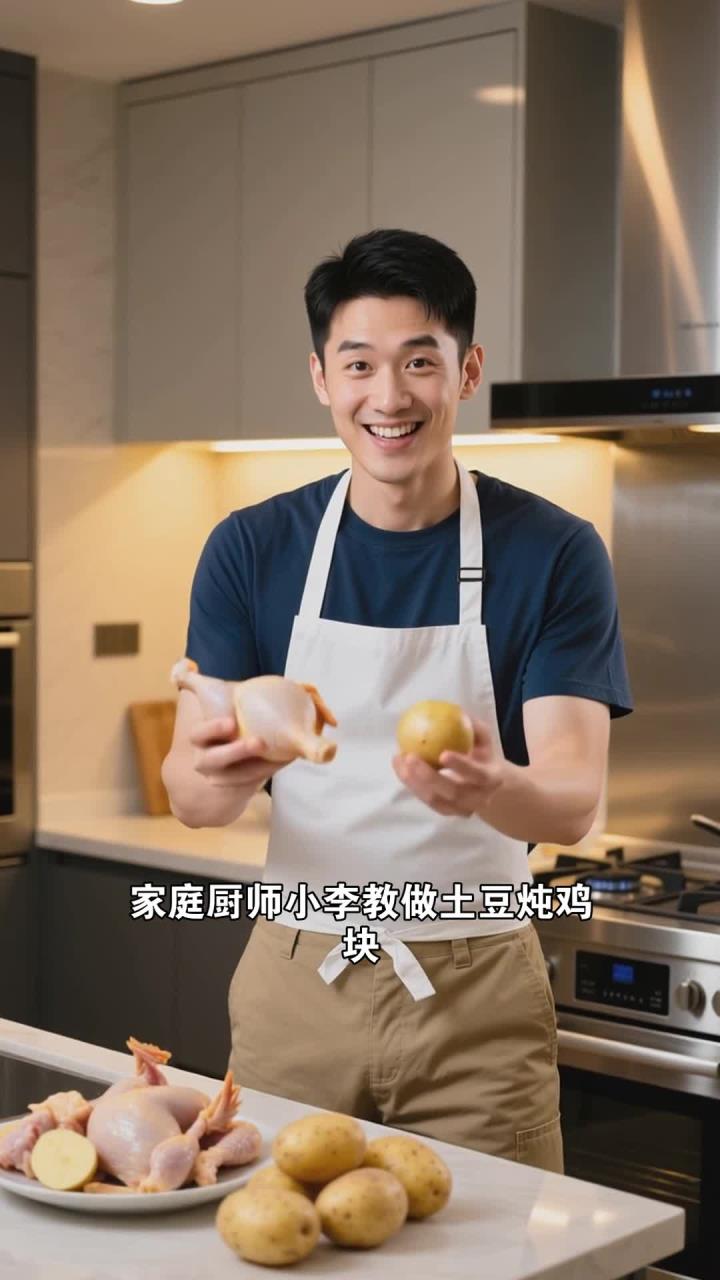 土豆炖鸡块,软烂又鲜香,全家都爱吃