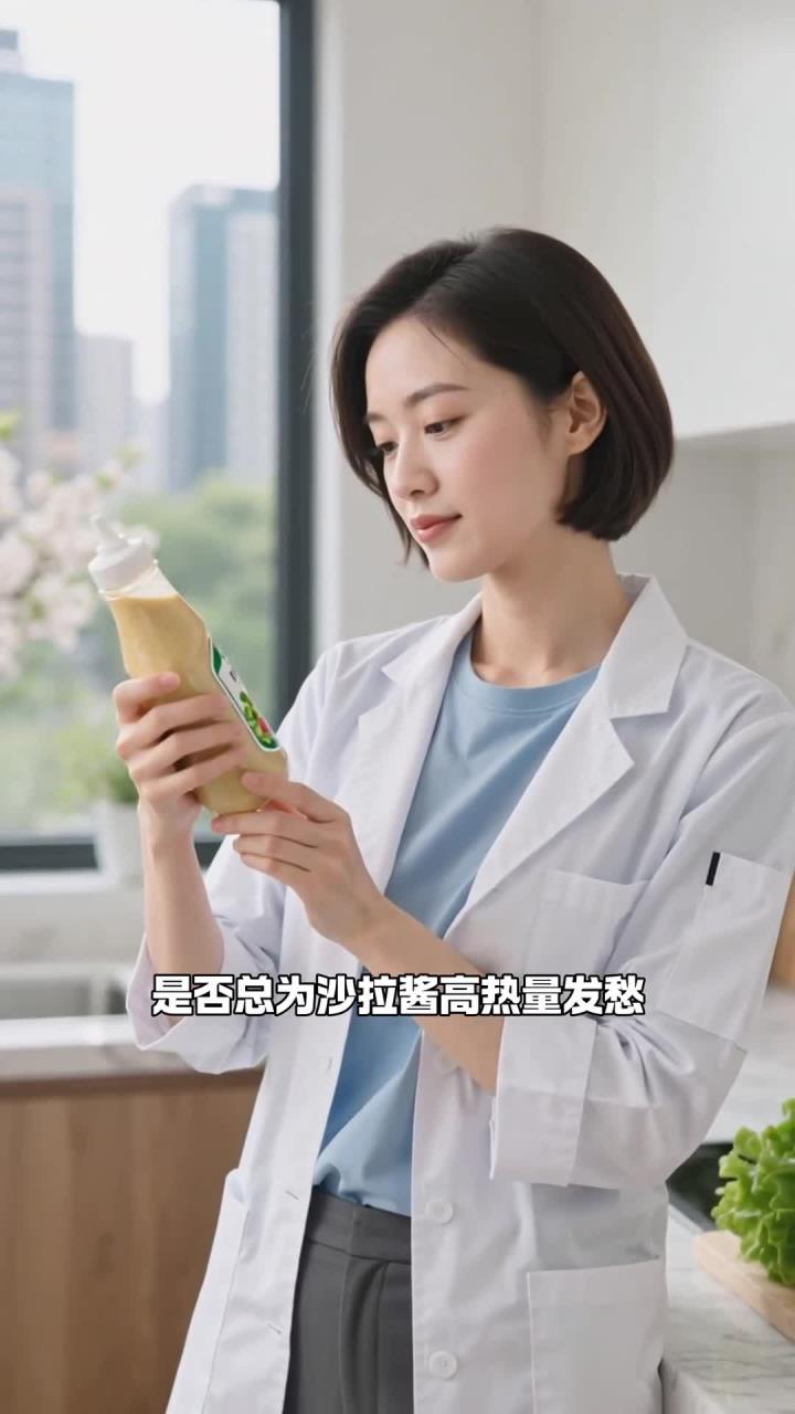 减脂期沙拉酱，油醋汁 + 无糖酸奶酱，低脂健康