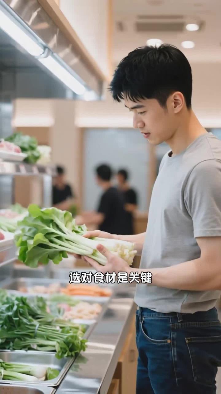 健康吃麻辣烫,少选丸子 + 多蔬菜,清汤锅底