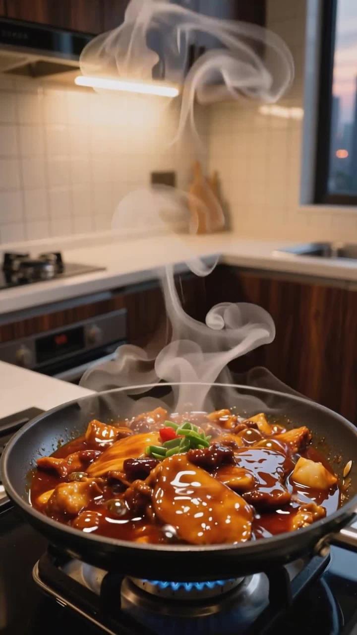 晚餐喝小米粥,搭配凉拌海带丝,清淡可口