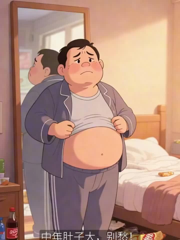 中年男人肚子大？这 2 个动作帮你减掉啤酒肚