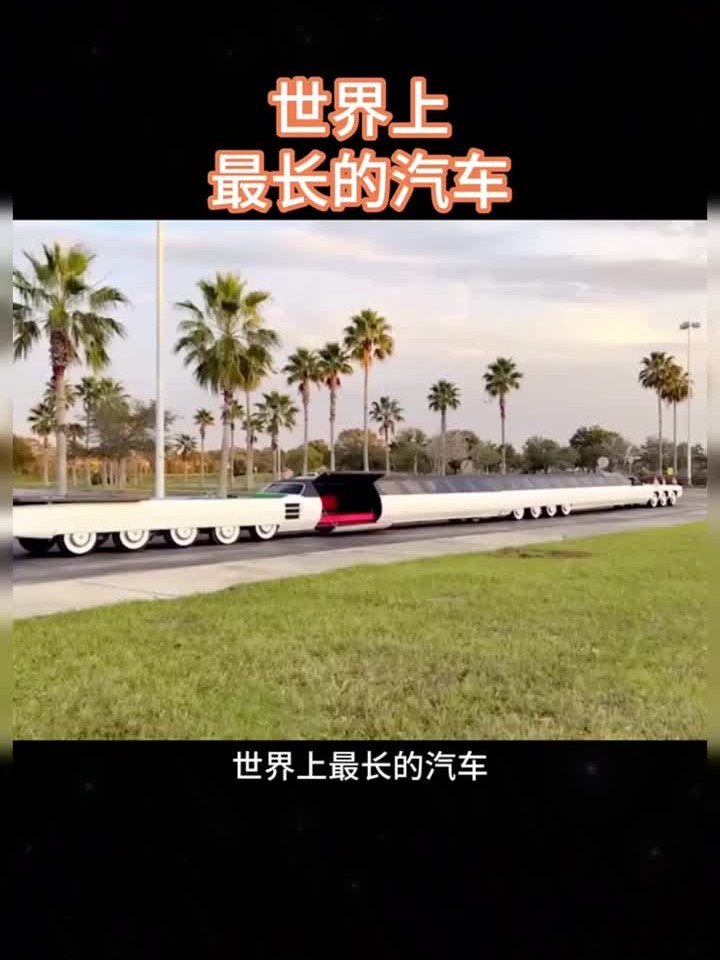 世界上最长的汽车，跟成年鲸鱼一样长