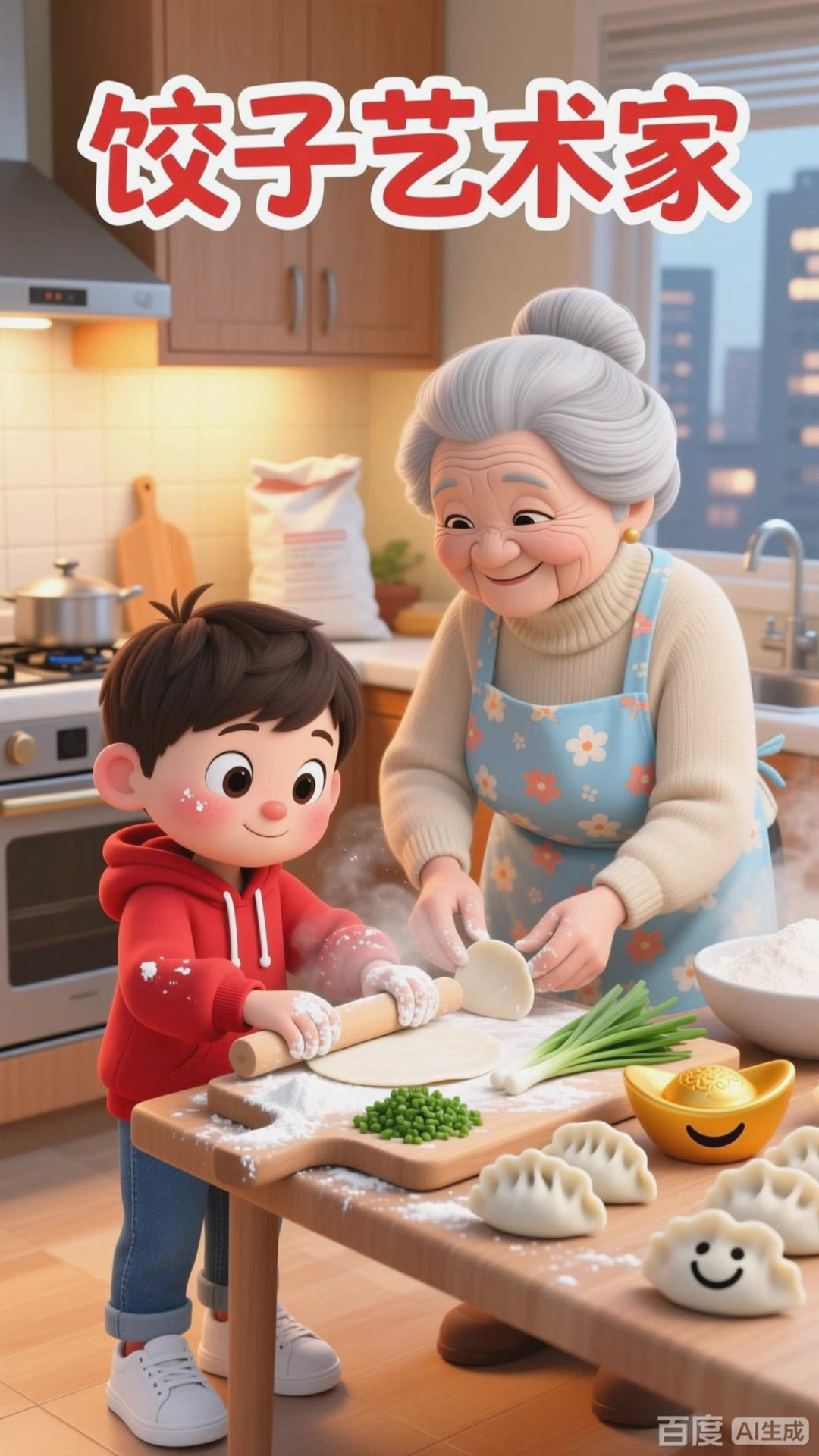 儿童故事：饺子真好吃