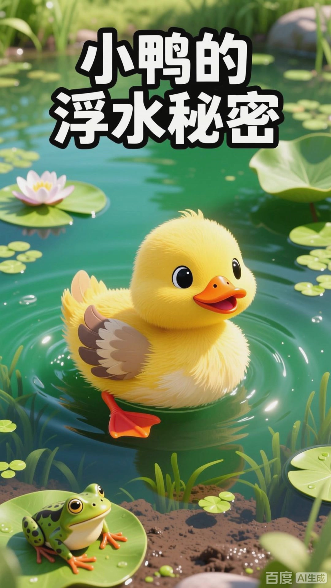 儿童故事:小鸭的池塘之旅