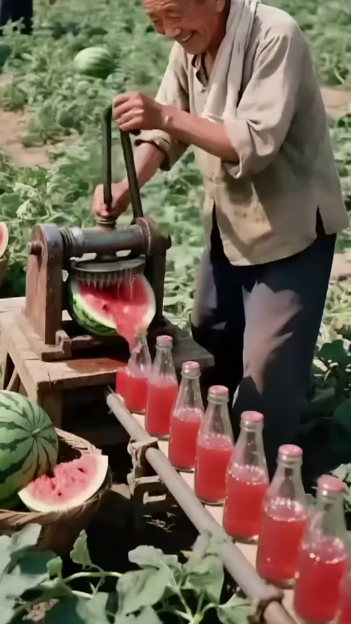 制作西瓜汁