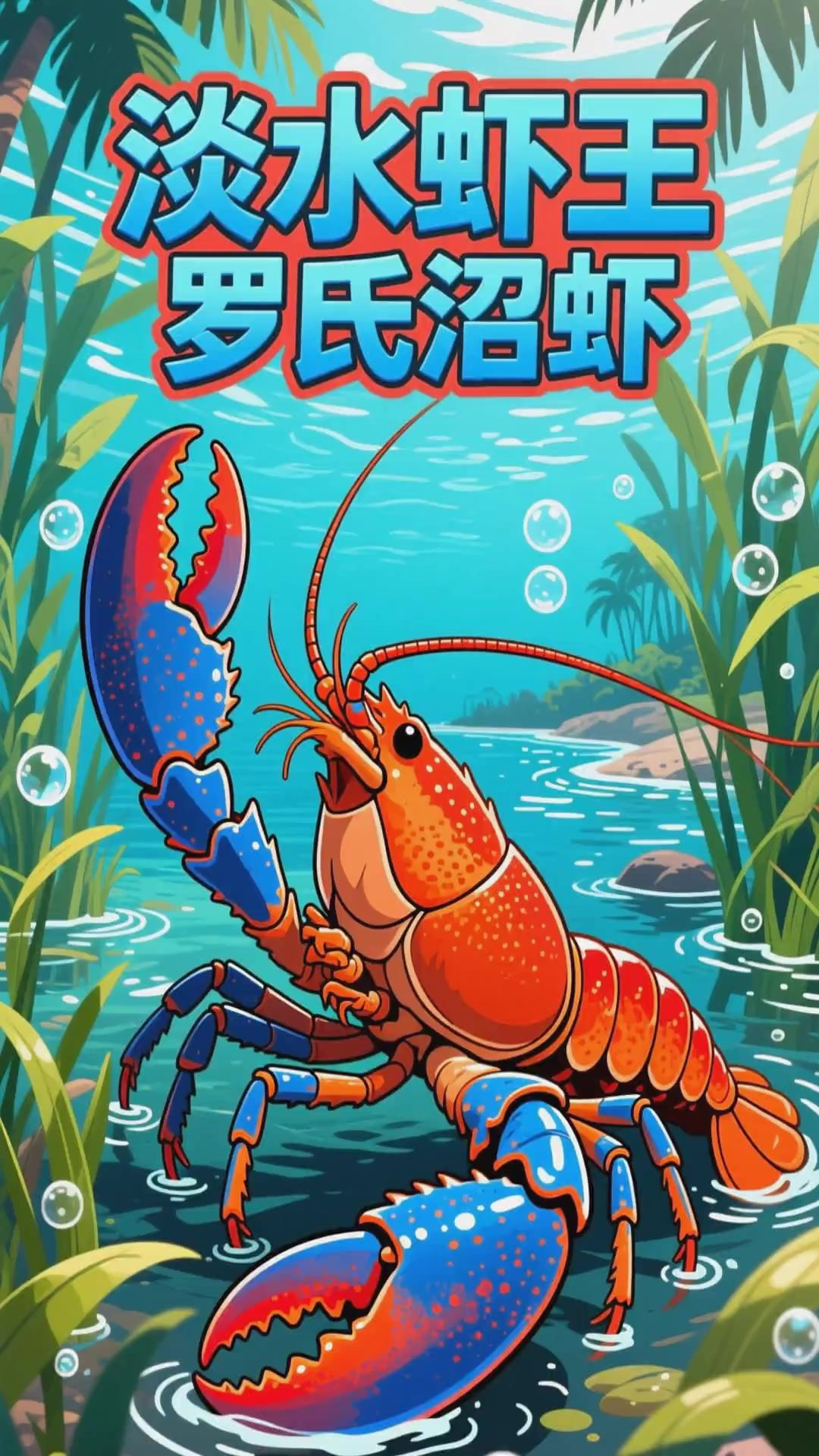 体型最大的淡水虾，罗氏沼虾