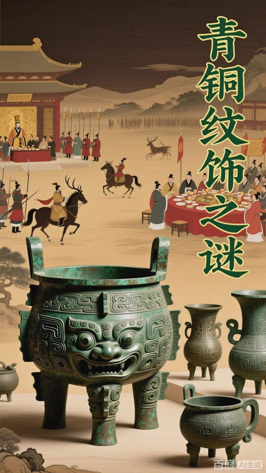 春秋战国的青铜器纹饰演变：从狞厉到写实