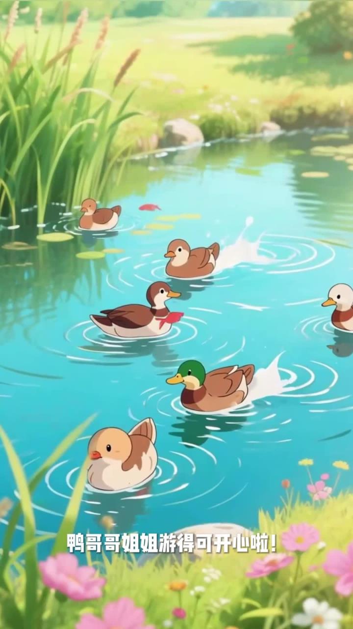小鸭子的 “学游泳日记”：别怕失败，坚持就能学会游泳