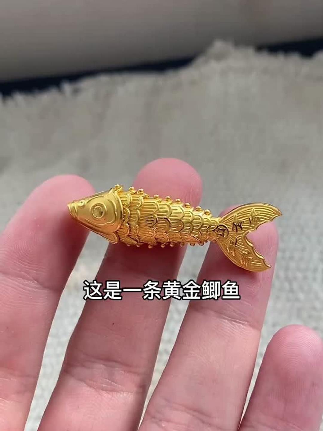 一条真正意义上的小金鱼