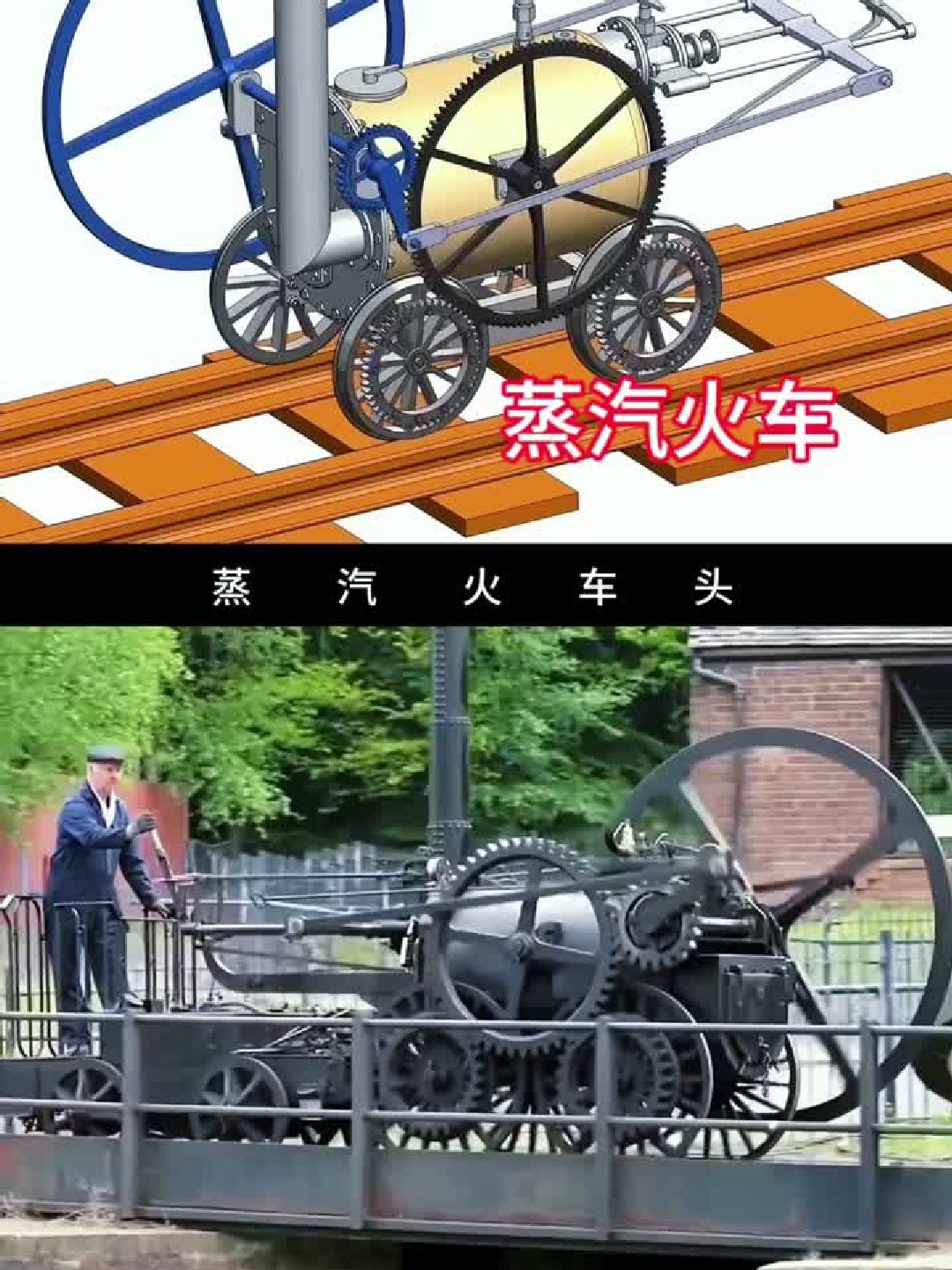 太厉害了,这个就是以前蒸汽火车头的设计结构