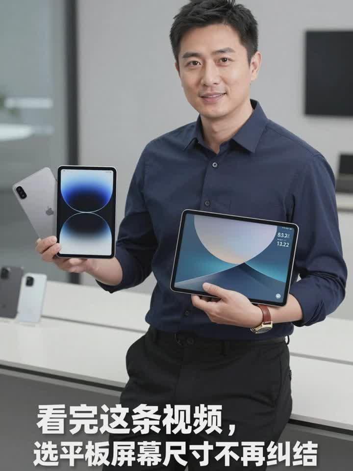 平板电脑的屏幕尺寸怎么选,多大合适?