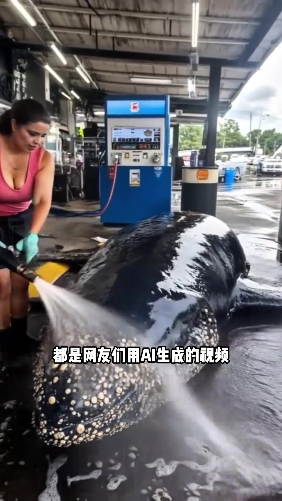 高压水枪真的能清理鲸鱼身上的藤壶吗?