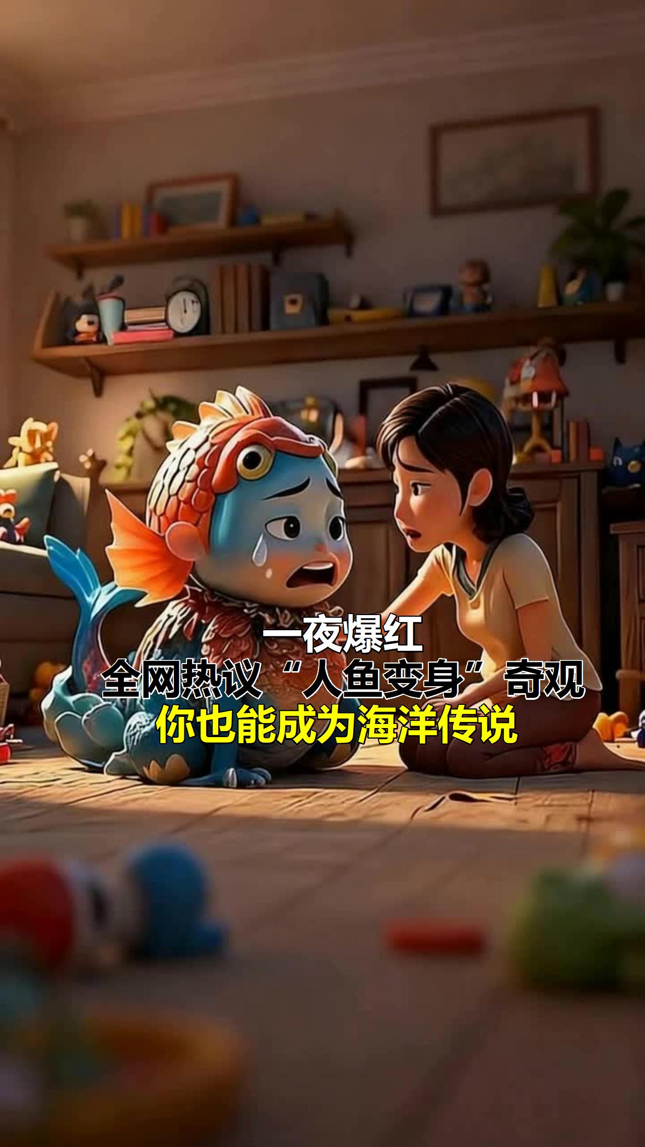 一夜爆红!全网热议“人鱼变身”奇观,你也能成为海洋传说?