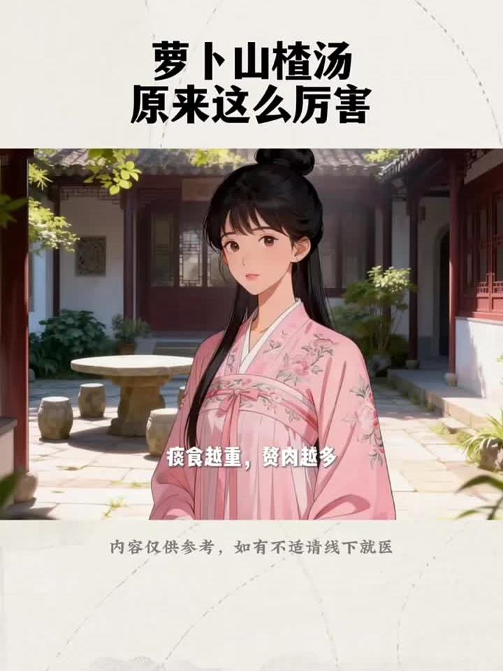 萝卜山楂汤原来这么厉害
