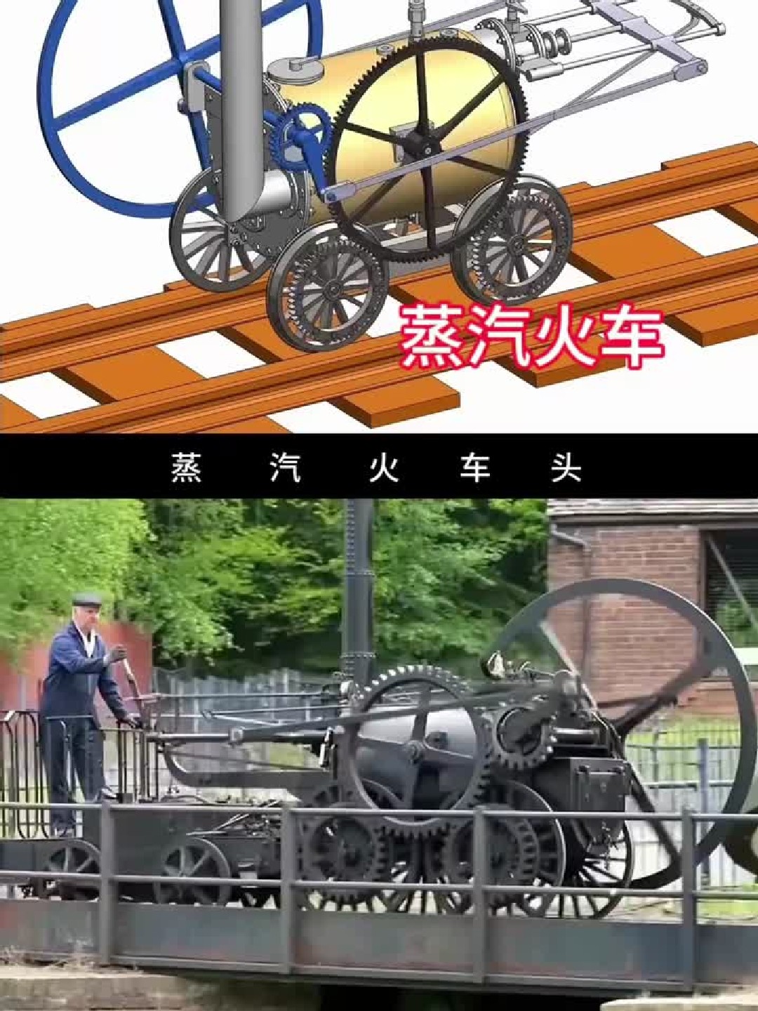 太厉害了，这个就是以前蒸汽火车头的设计结构