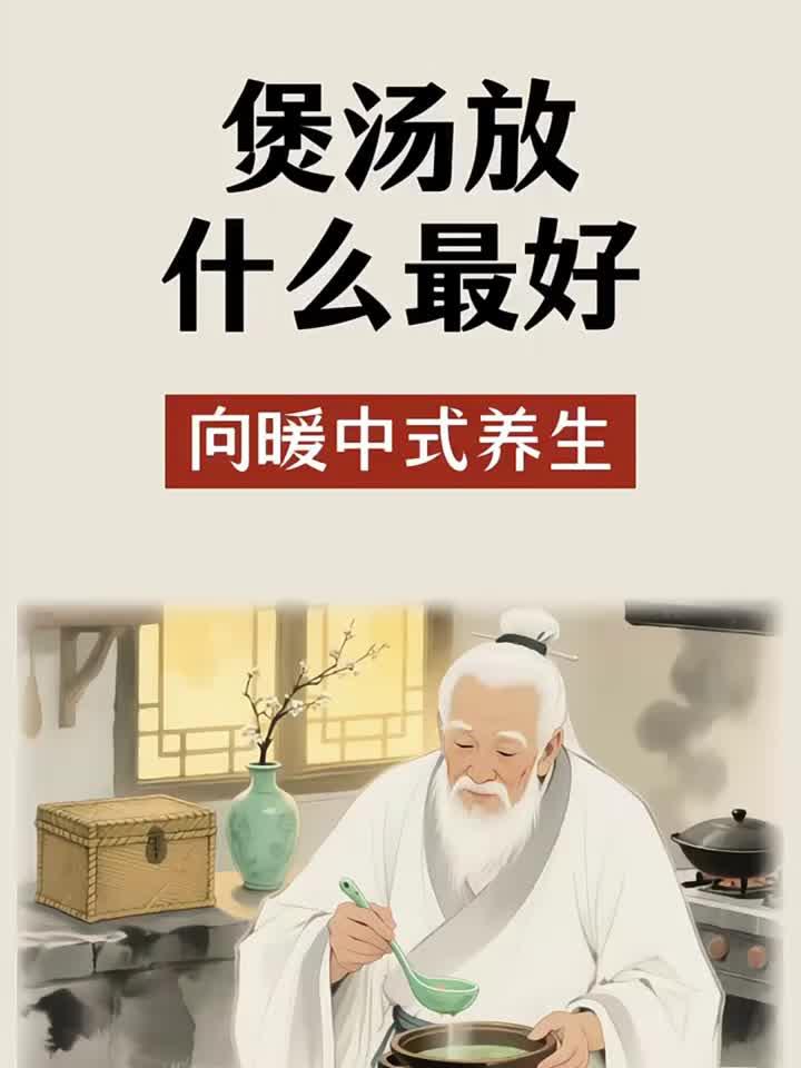 你知道煲汤放什么好?