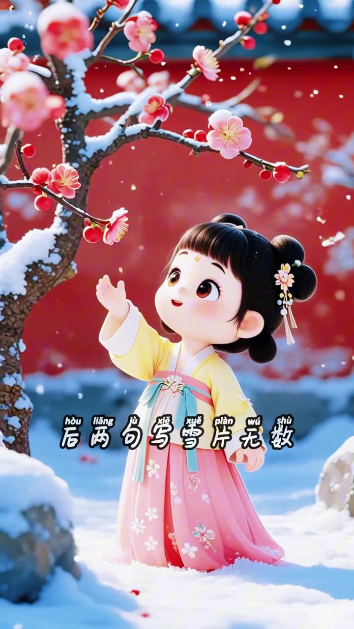 小学四年级《咏雪》整体把,把握诗歌整体