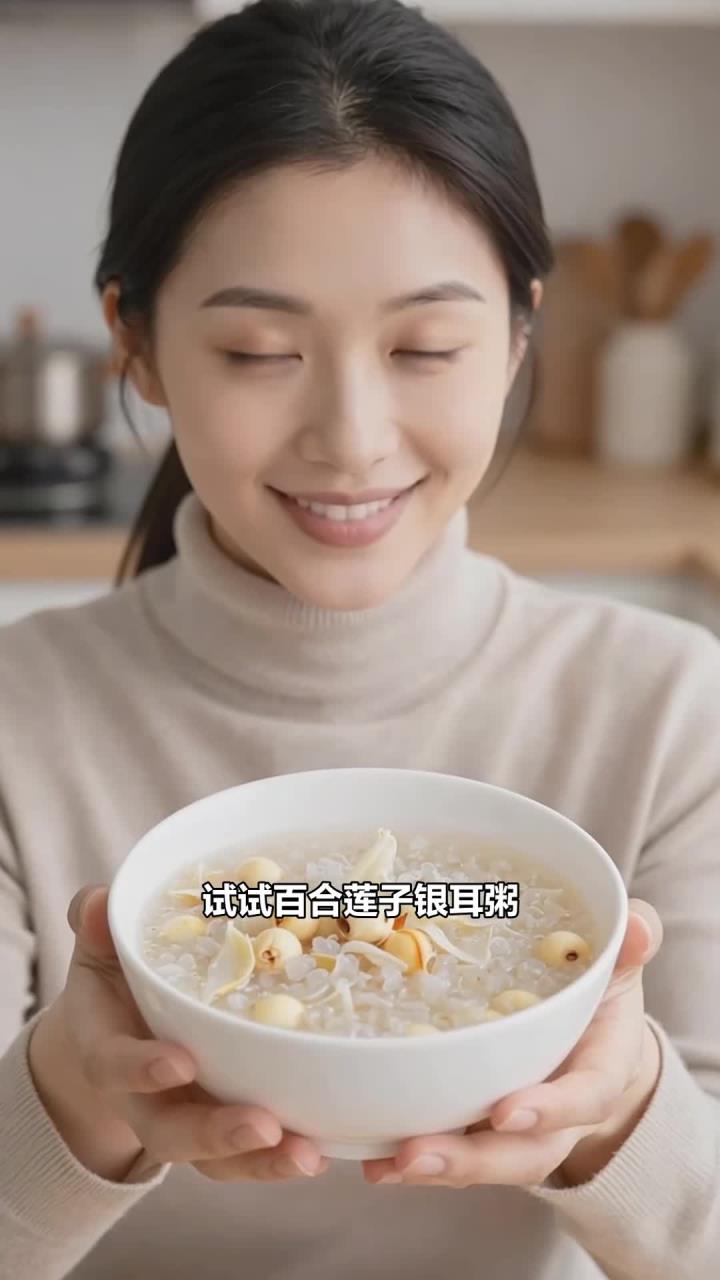百合莲子银耳粥熬煮,润燥吃它,宝妈能安神又润燥吗?
