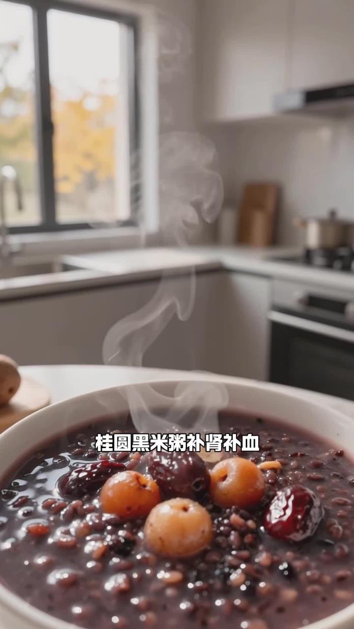 桂圆+黑米煮粥,补肾补血,当早餐扛饿又营养吗?